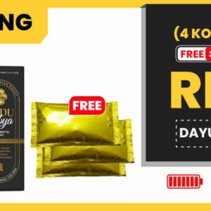 PAKEJ AGONG - 4 KOTAK MADU LIBYA FREE 3 SACHET TEH TARIK POWER